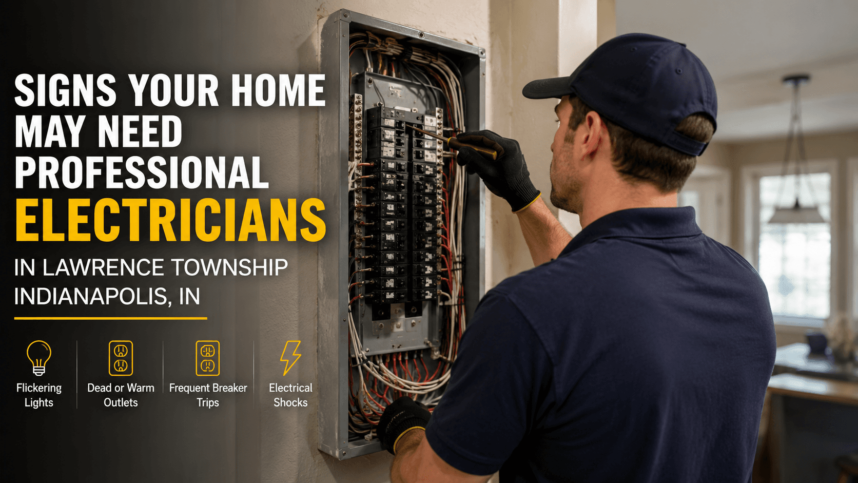 Signs Your Home May Need Professional Electricians in Lawrence Township Indianapolis IN